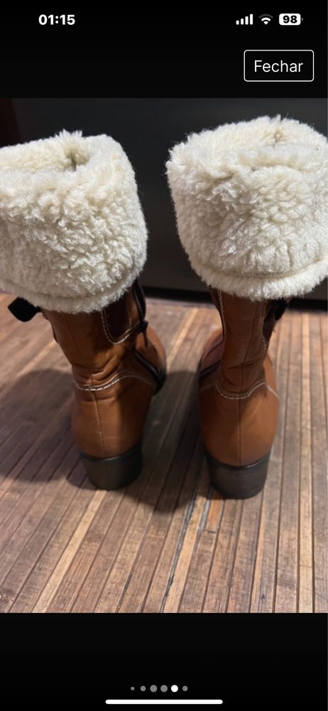 Botas em pele > camel > Gabor