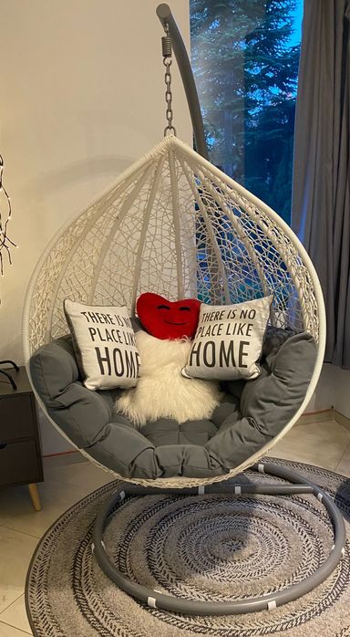 Fotel wiszący bujany solidny MILOO HOME