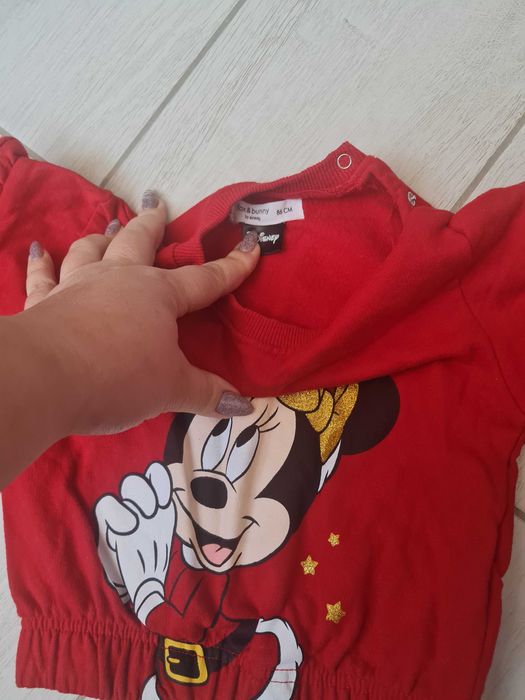 Новорічний костюм Disney Minnie ( кофта, штанці ) 86-92 см 18 міс