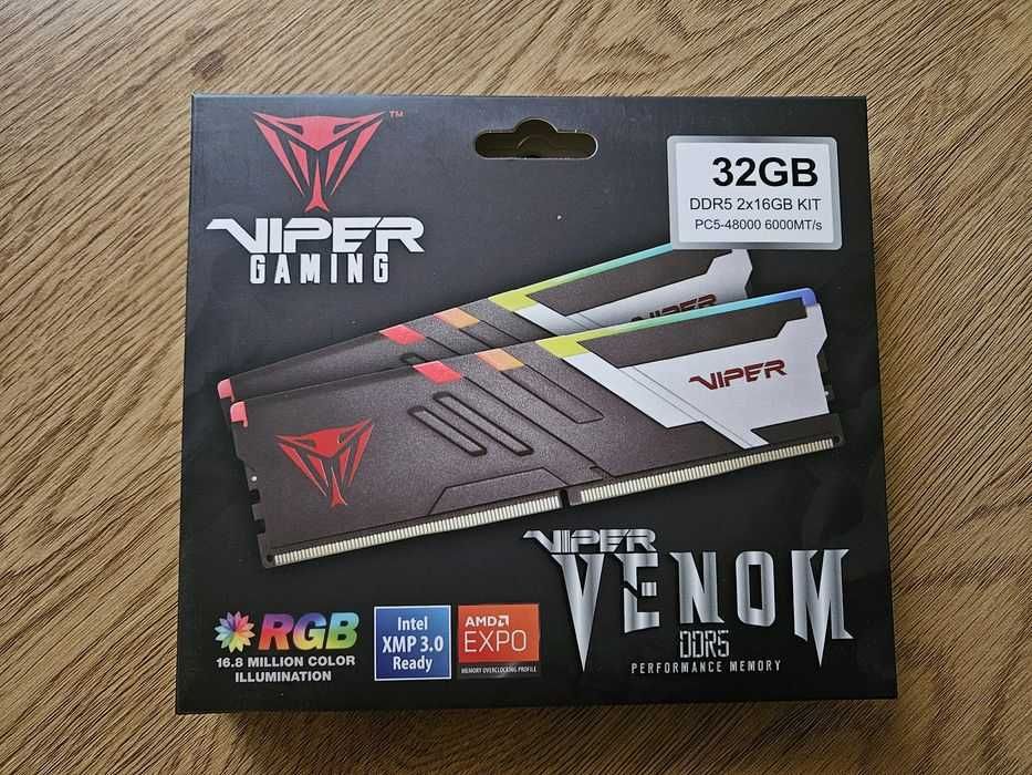 Pamięć RAM Patriot Viper Venom RGB (2x16GB) 6000MHz CL36