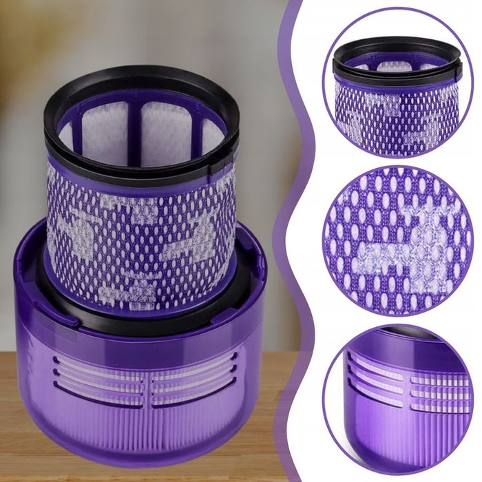 2x Filtr zmywalny do Dyson V11 V15 SV14 Ulepszony