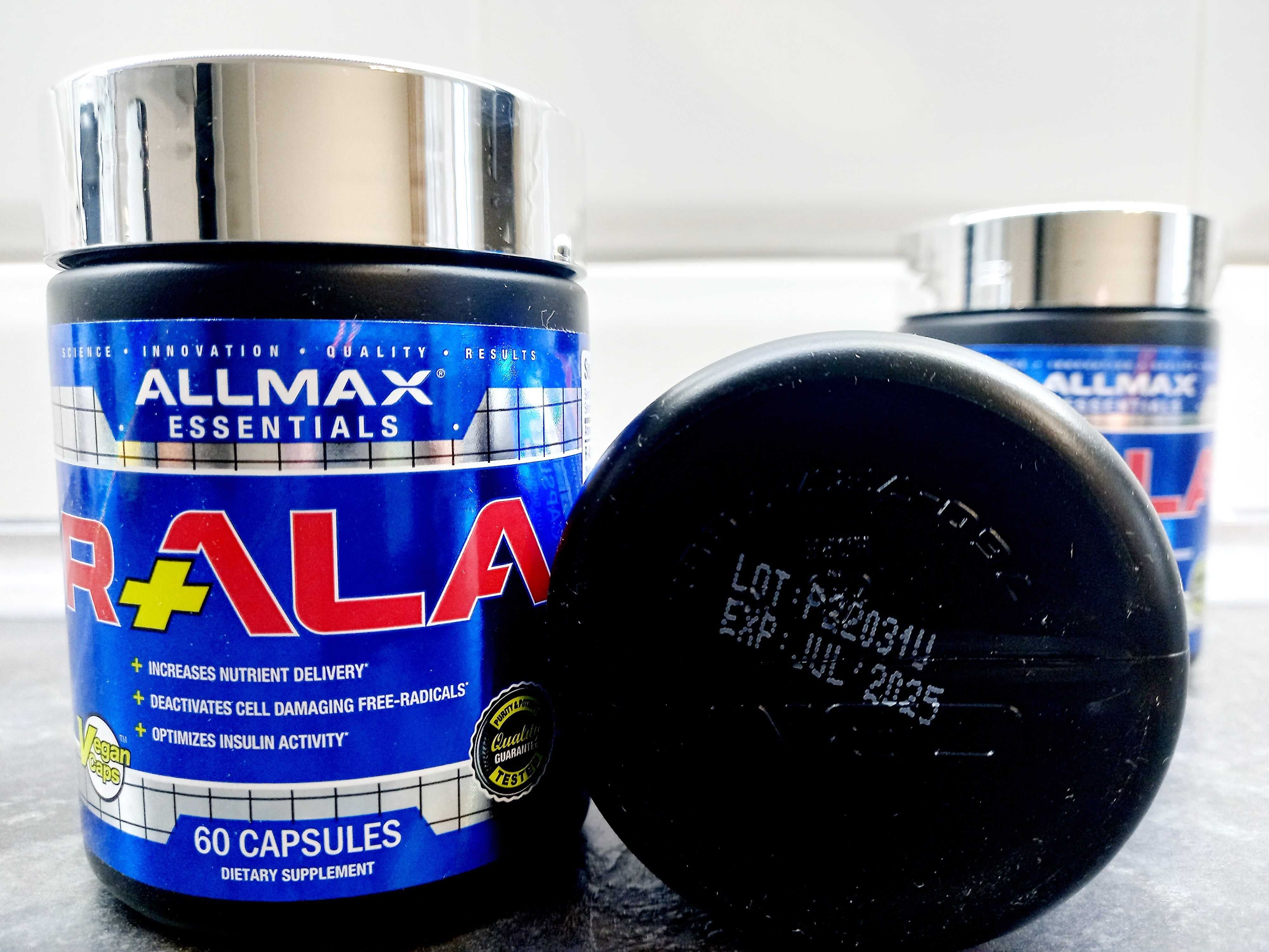 Allmax, R+ALA (60 капс.), альфа-липоевая кислота R+ALA