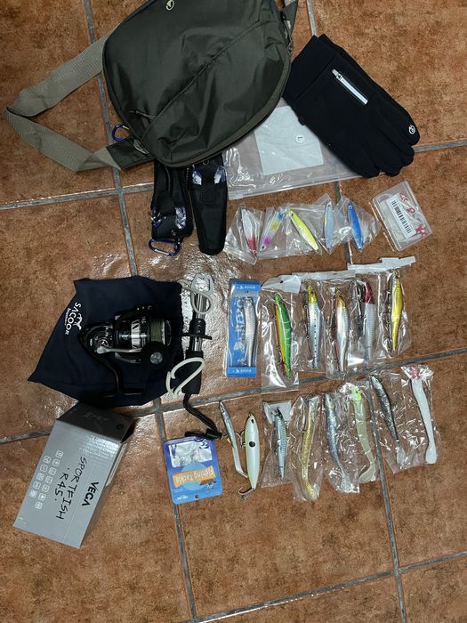 Conjunto pesca ao spinning