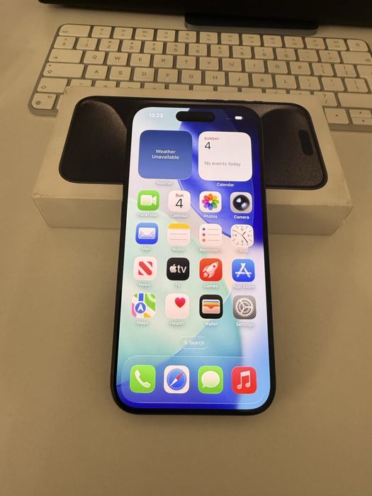 iPhone 15 Pro 128gb Titanium Black Bateria 95% od nowości