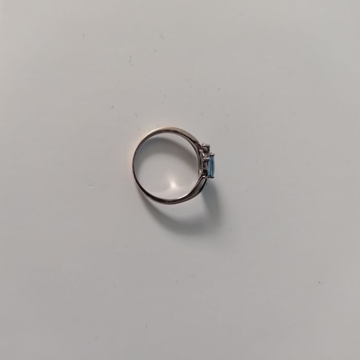 Pierścionek z białego złota - hipoalergiczny - Savicki