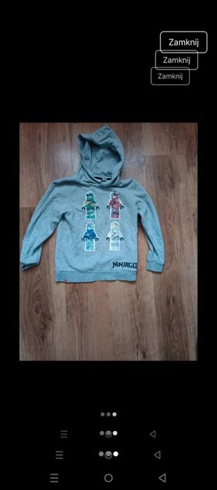 Bluza chłopięca z kapturem
