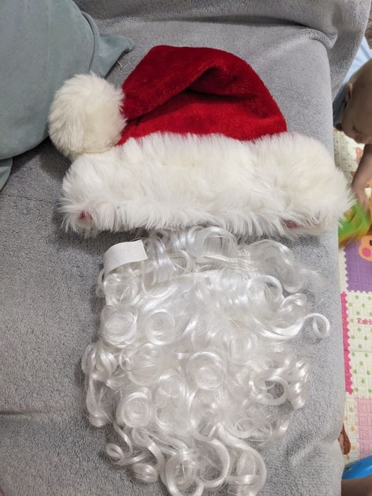 Продам борода і шапка Санта Клауса, Діда Мороза