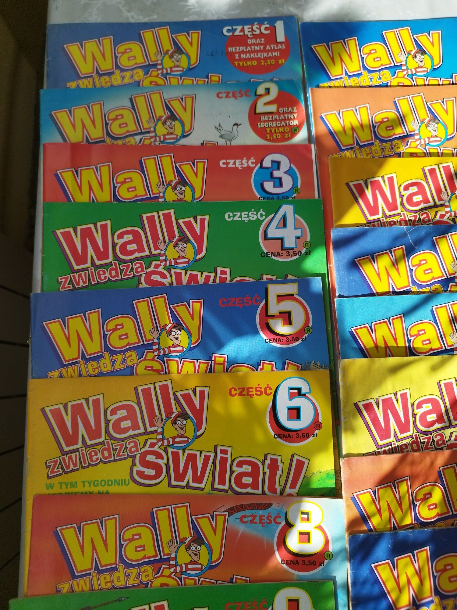 Wally zwiedza świat 22 numery + gratis