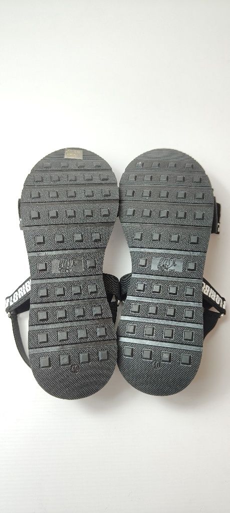 Luksusowe sandały damskie Loriblu Easy rozm 40 wkład 25,5 cm czarne