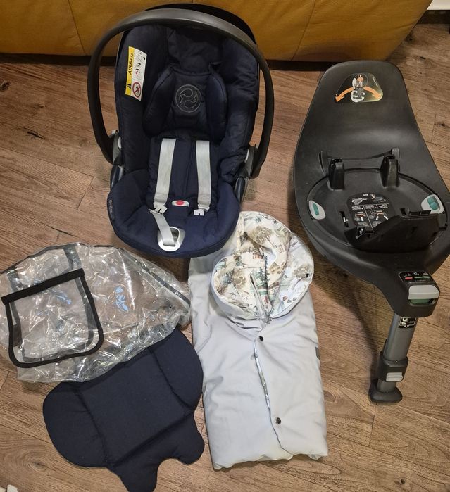 Fotelik Cybex Cloud Z + Baza Cybex Base Z i-Size + folia+ otulacz