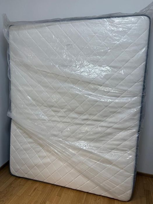 Materac hybrydowy kieszeniowy z lateksem 160x200 25cm jak nowy okazja