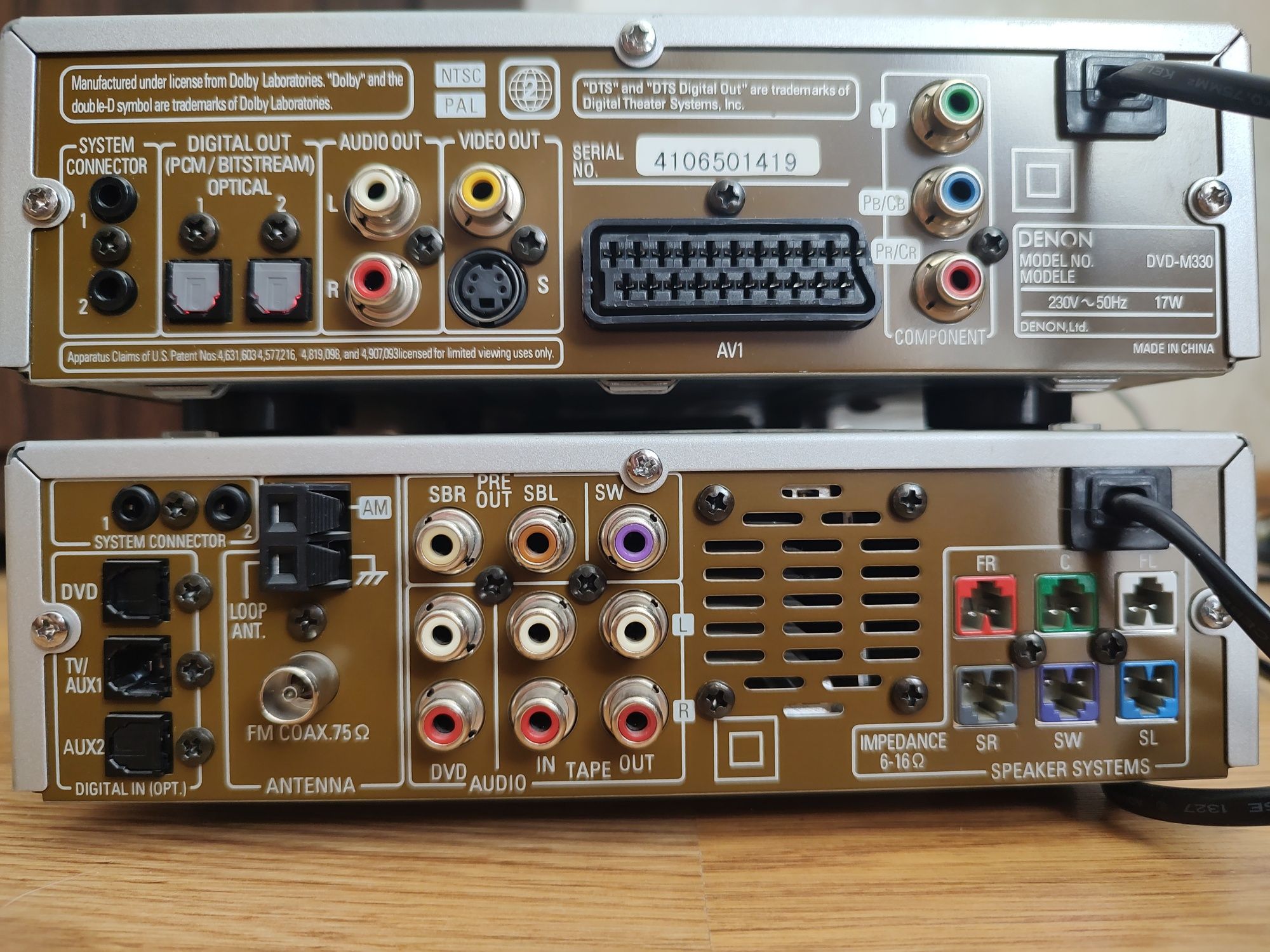 Denon AVR-M330 DTS mini zestaw z subwooferem i głośnikami 5.1