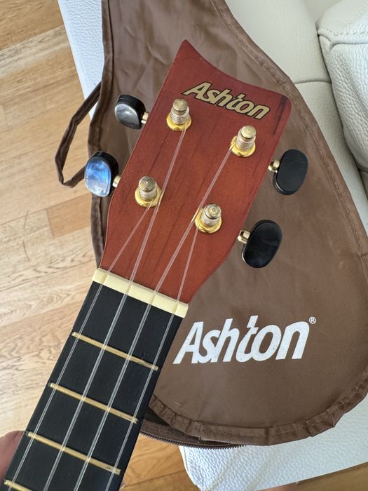 Ukulele novo e em saco