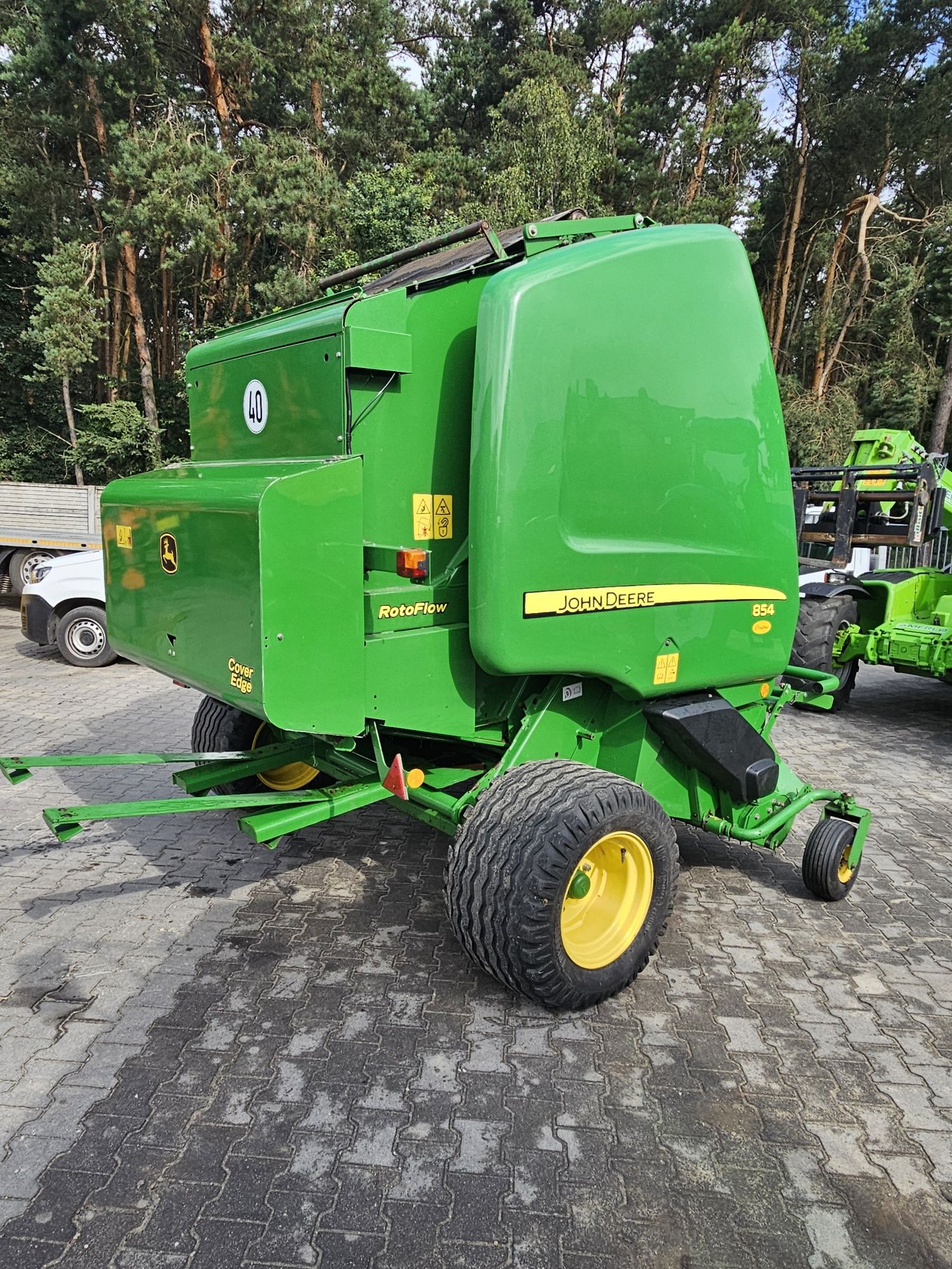 Piękny John Deere 854 Roto Flow Oryginał Rok 12 Faktura