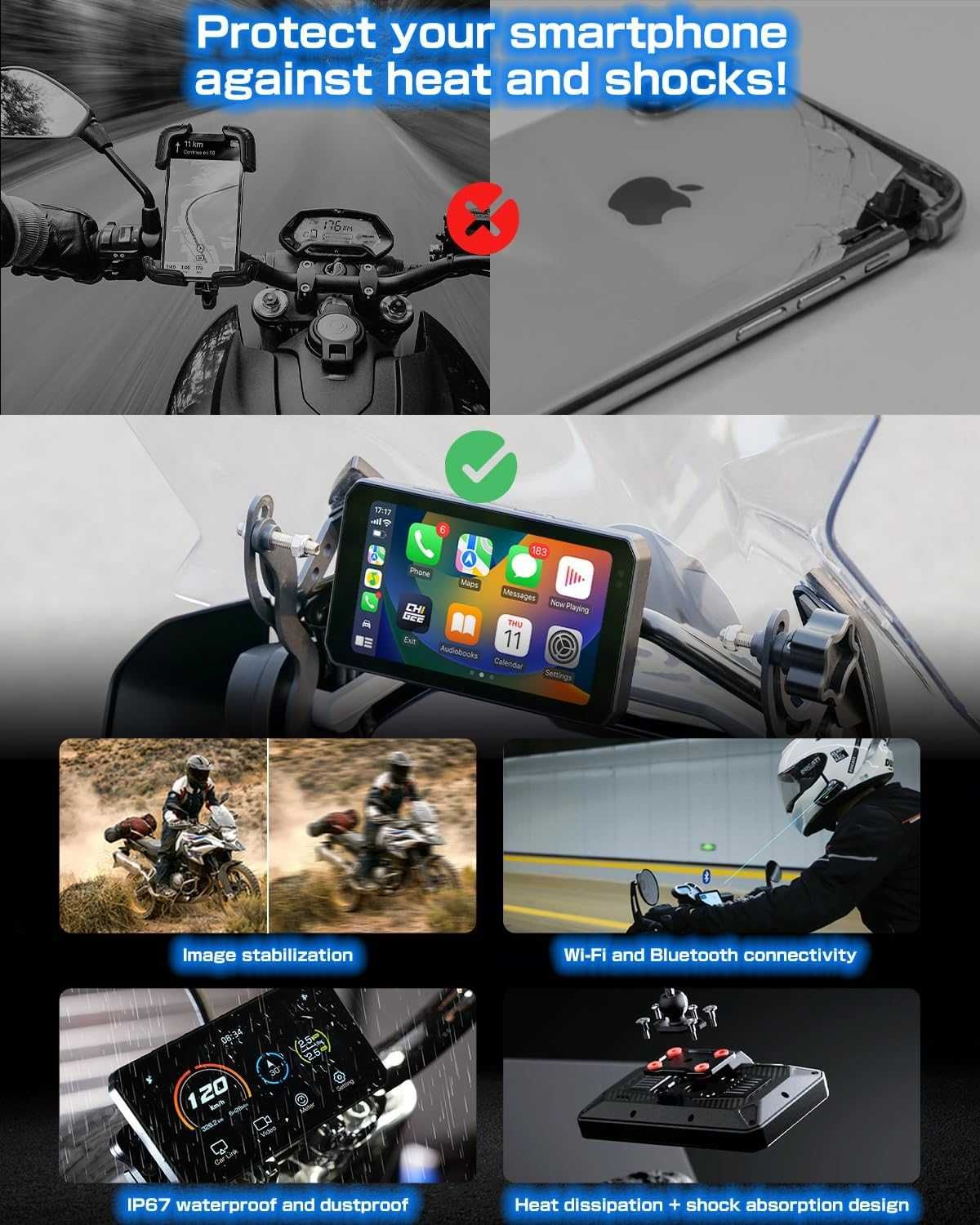 CHIGEE AIO 5 LITE - Android Auto e CarPlay