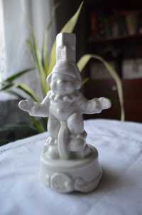 klaun porcelana figurka