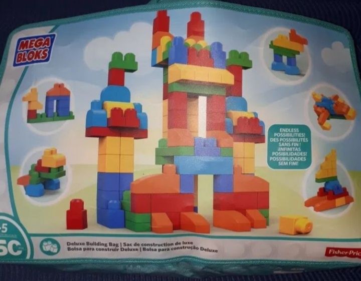 Fisher Price Mega bloks klocki 150 sztuk dodatkowo klocki Wader