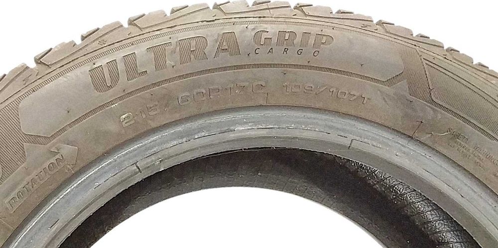 4x 215/60 R17C Goodyear UGC opony zimowe 6 mm / kurier montaż