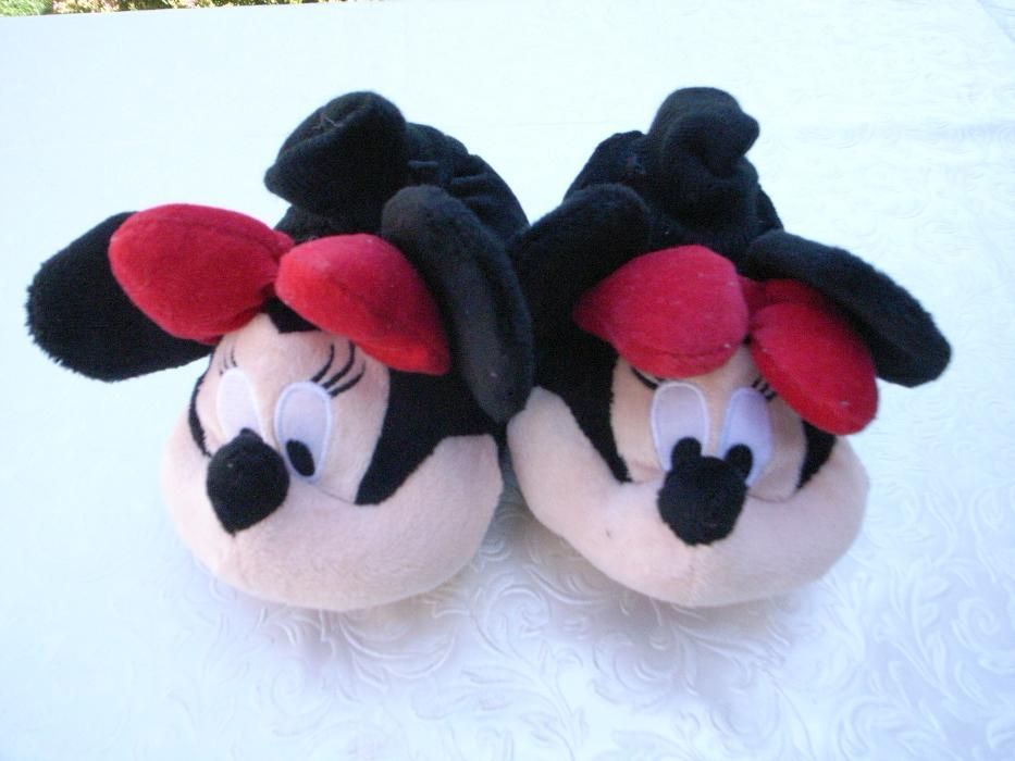 pantufas disney minnie 23 a 24 meses novas