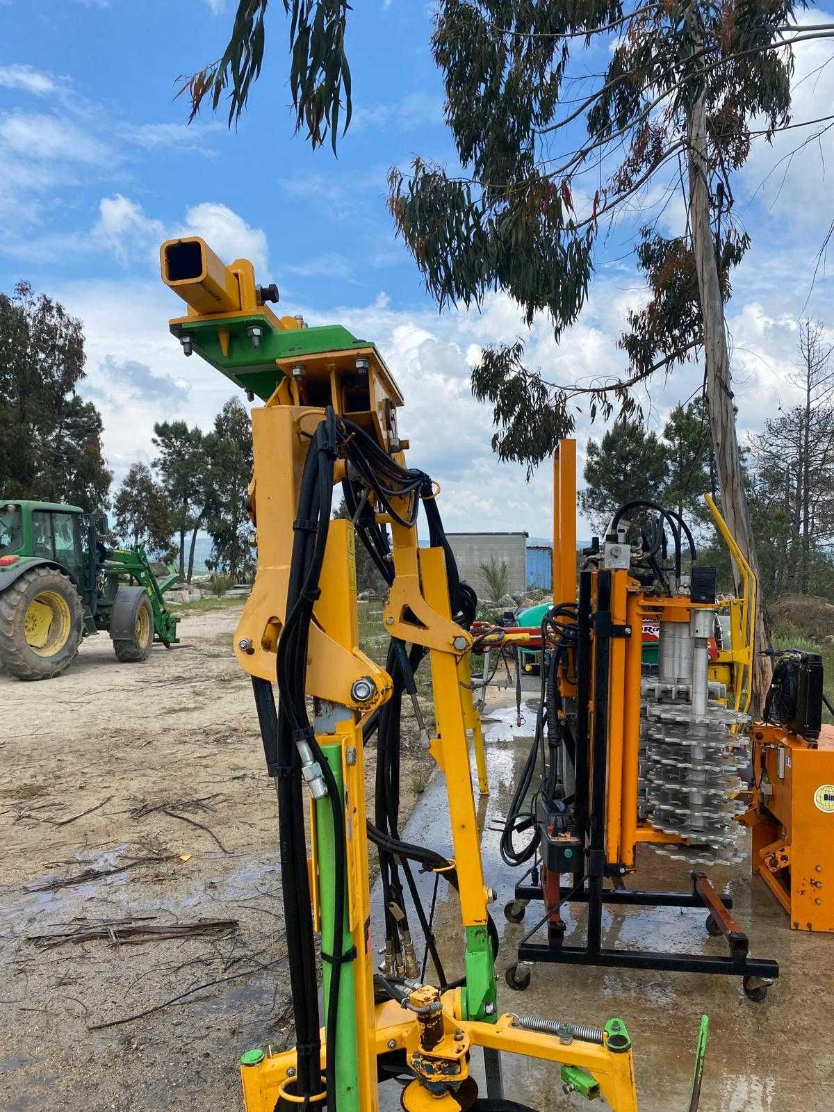 Máquina de pré-poda Binger + Máquina de limpeza de rebentos
