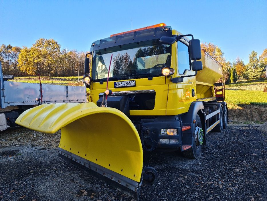 Man tgm 26.340 6×4 piaskarka pługo piaskarka schmidt +pług