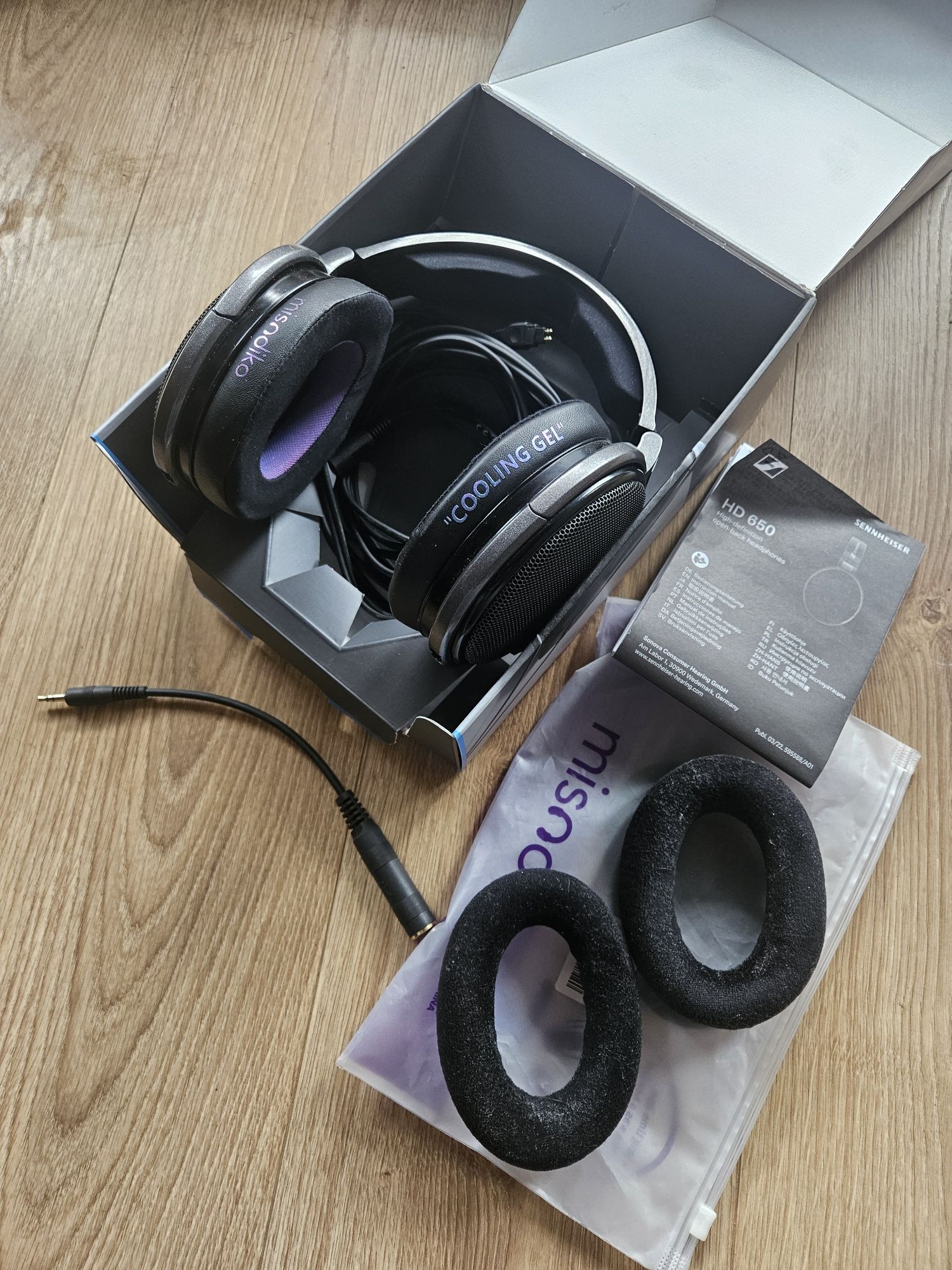 Sennheiser HD 650 bdb + dodatkowe pady