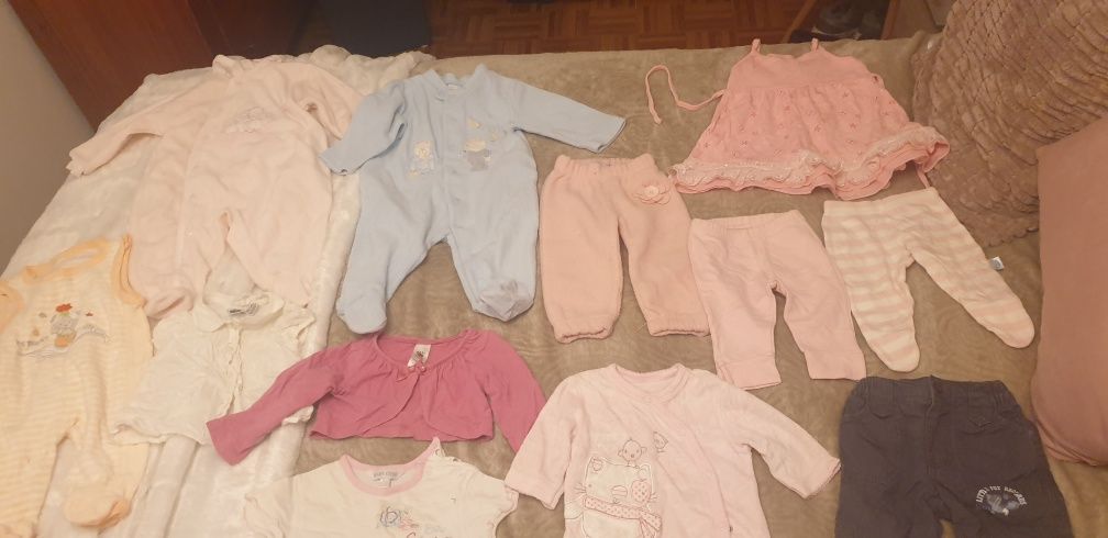 37 pecas de roupa para bebé dos 0 aos 18m