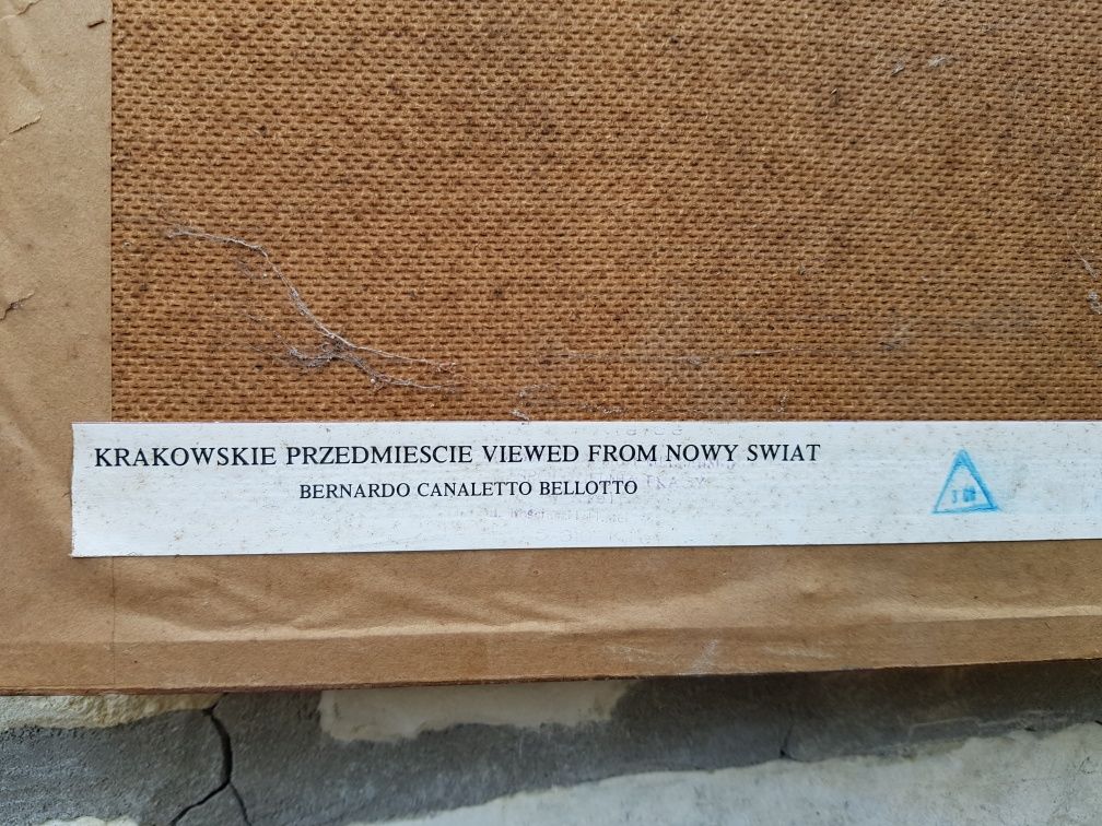 Reprodukcja Bernardo Canaletto Bellotto Krakowskie Przedmieście Nowy S