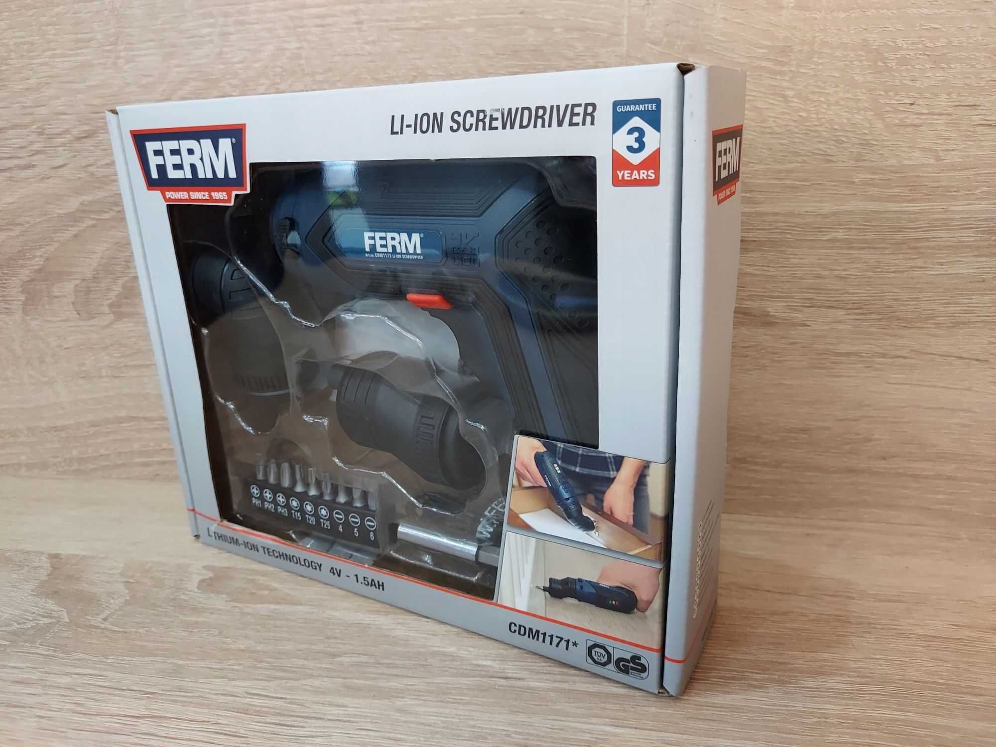Wkrętarka Ferm zasilanie akumulatorowe 4 V cdm1146