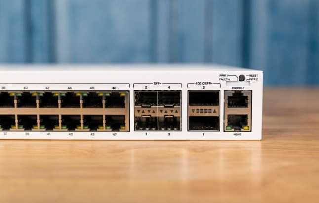 Микротик, коммутатор MikroTik Cloud Router Switch CRS354-48G-4S+2Q+RM