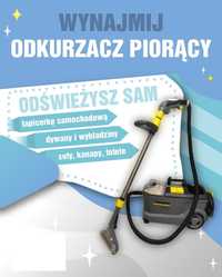 Wynajem odkurzacz piorący Karcher puzzi pranie mebli tapicerki