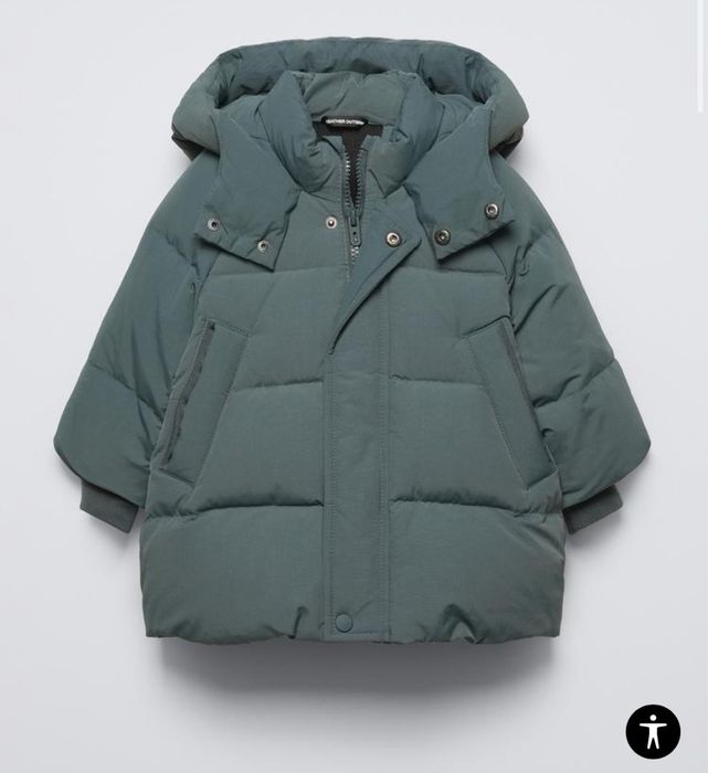 Пуховик куртка Zara 5-6 р 116 см