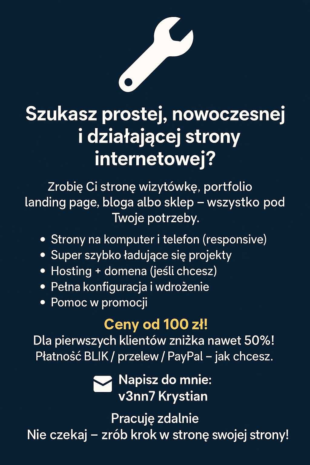 Tanie Strony WWW na Zamówienie – Szybko i Profesjonalnie