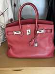 Hermes birkin vintage rouge
