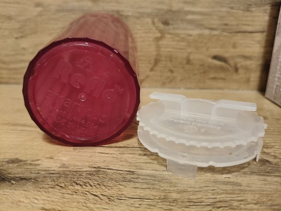 Kubek reflo różowy do nauki picia