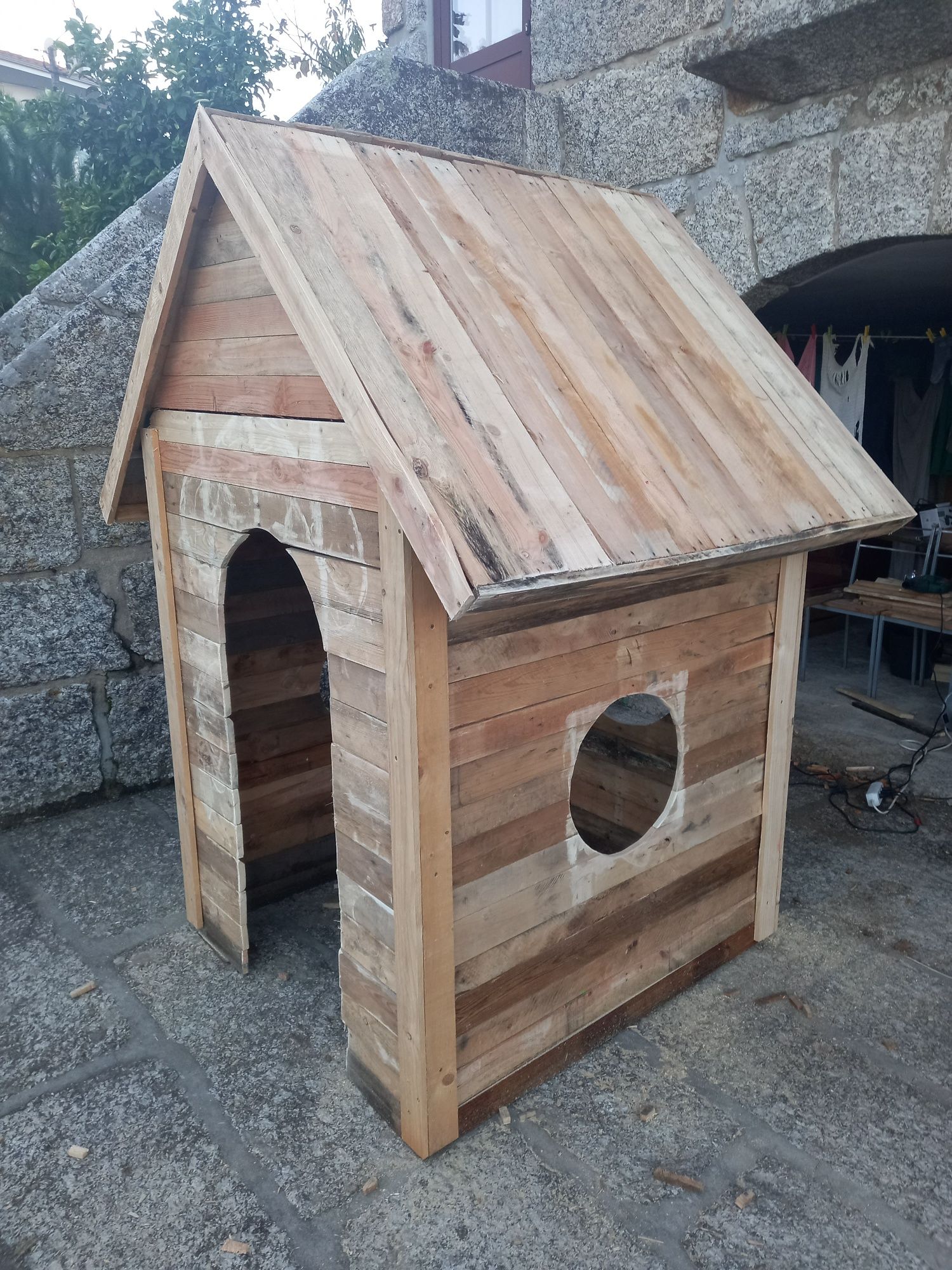 Casa de madeira crianças