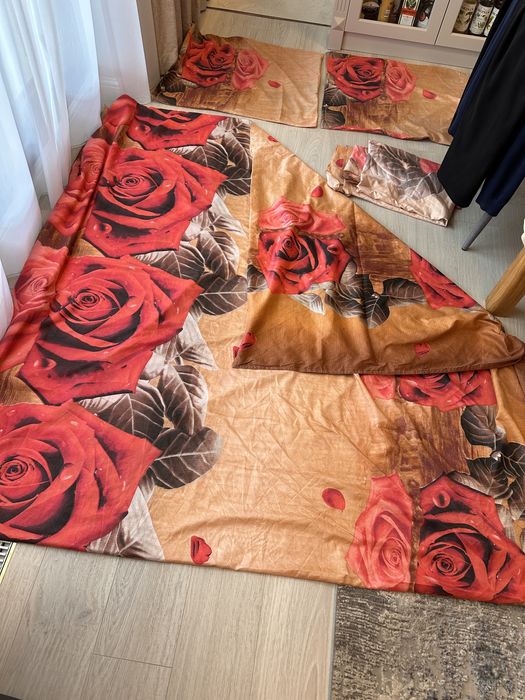 Pościel komplet pościeli nowy 180 x 220 pełen komplet prześcieradło