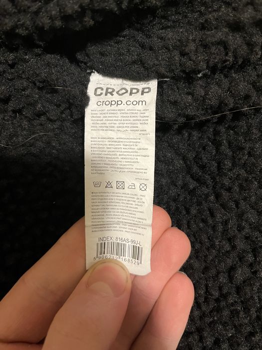 Куртка джинсова з хутром cropp