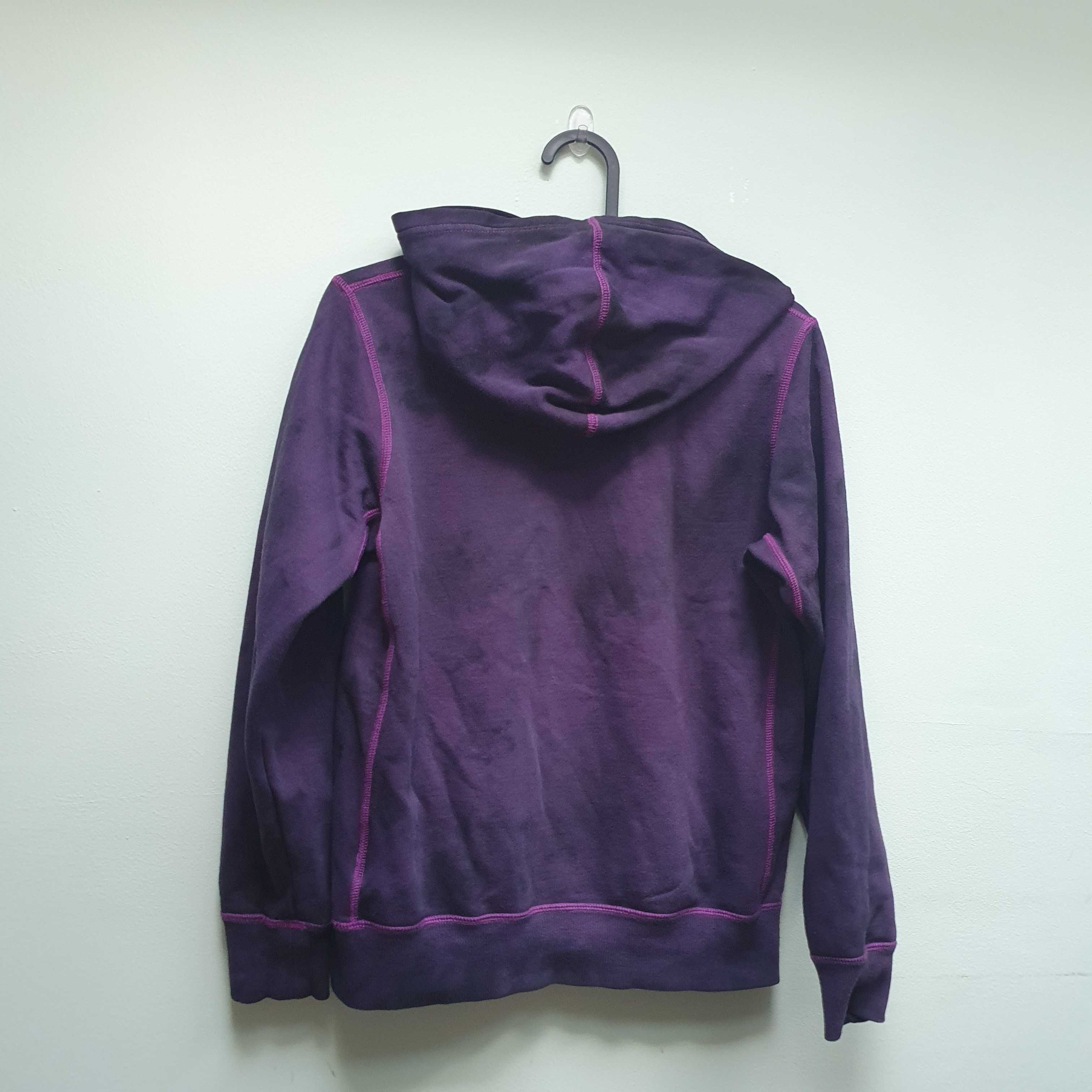 Bluza z kapturem hoodie Nike fiolet XS tie dye vintage