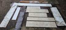 Parapety marmurowe metalowe plastikowe
