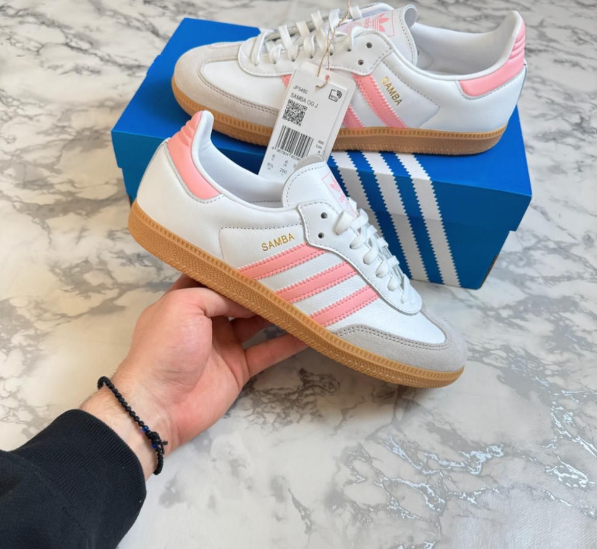 Samba różowe buty adidas samby modne obuwie adidas popularne