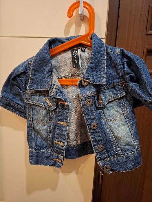 Jeansowe bolerko r.104/110
