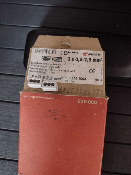 Wago szybkozłączki