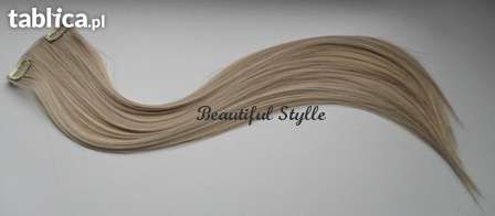 Treski CLIP-IN Naturalne 60 cm NOWOŚĆ doczepiane włosy