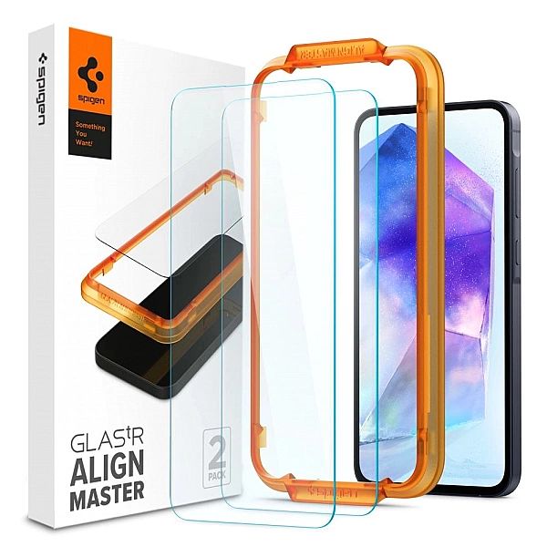 Szkło Hartowane Spigen Alm Glas.tr 2-Pack Galaxy A55/5G Clear