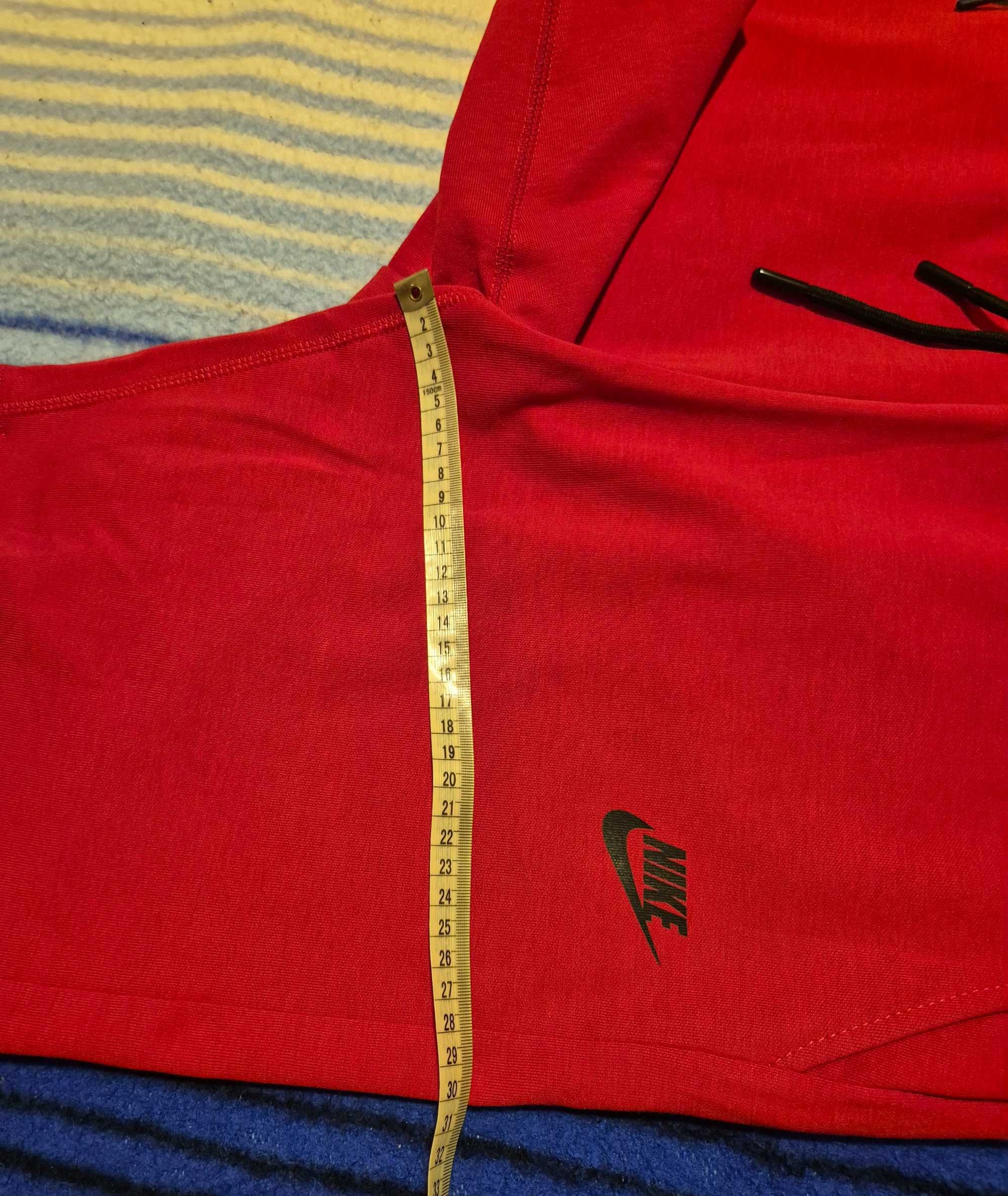 Nowe bawelaniane czerwone spodenki nike okazja tanio super jakosc