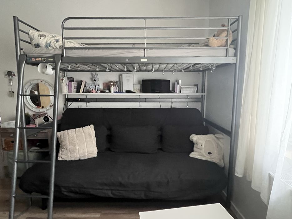 Łóżko na antresoli 90x 200 ikea