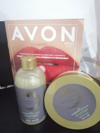 Zestaw rewitalizujący AVON masło do ciała i eliksir do kąpieli