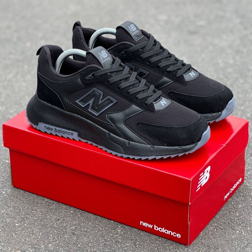 Чоловічі Кросівки Нью Баланс Чорні | New Balance Black 40-44 рм.