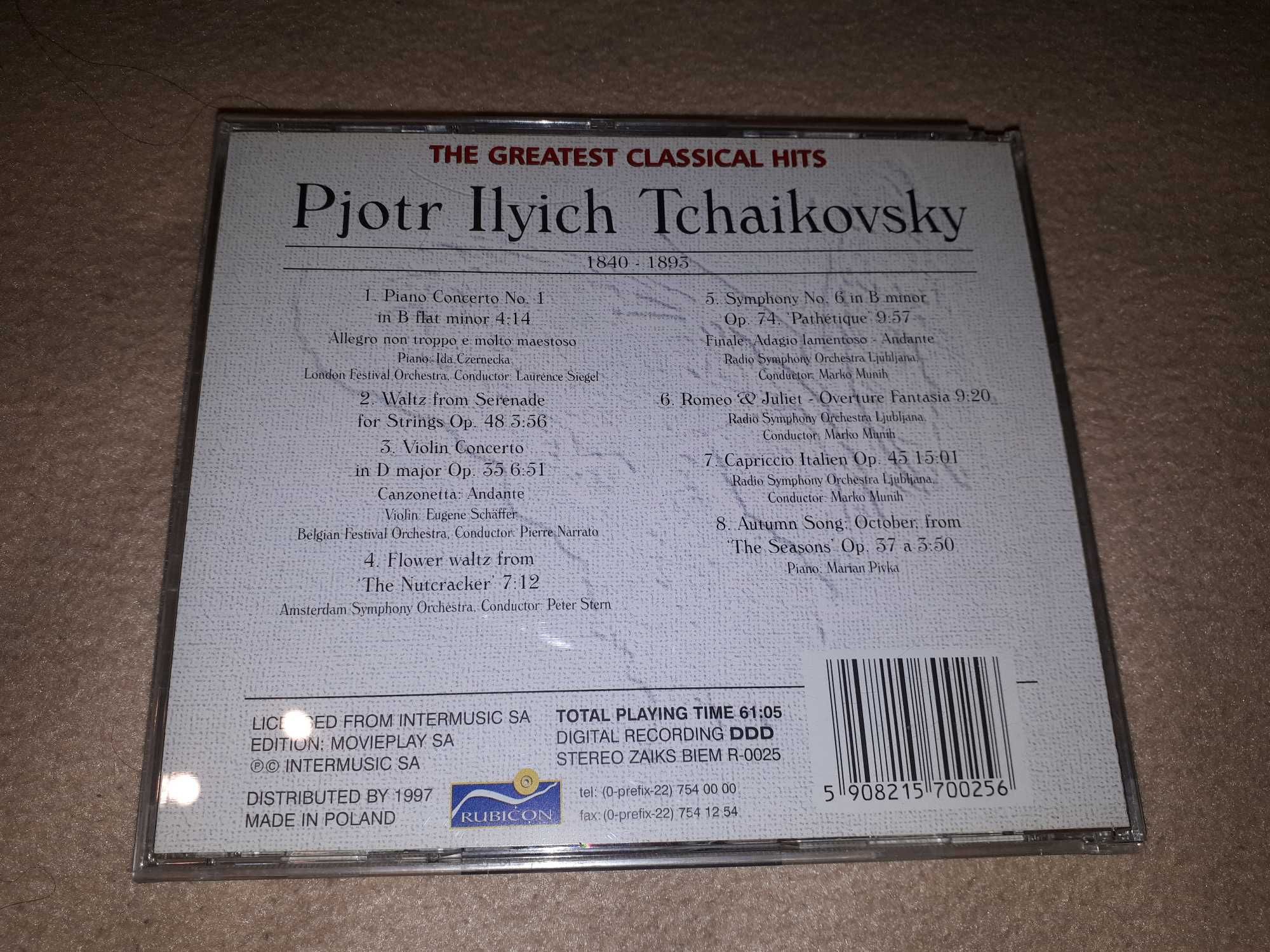 Płyty CD muzyka poważna: Brahms, Bach, Chopin, Ravel, Tczaikovsky